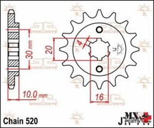 PIGNONE CAGIVA MITO 125