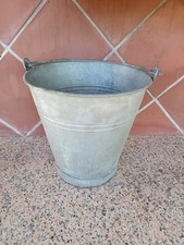 Secchio Vintage  in Ferro zincato Alt. .Cm 33 X D.Cm 33 Vedi Foto 