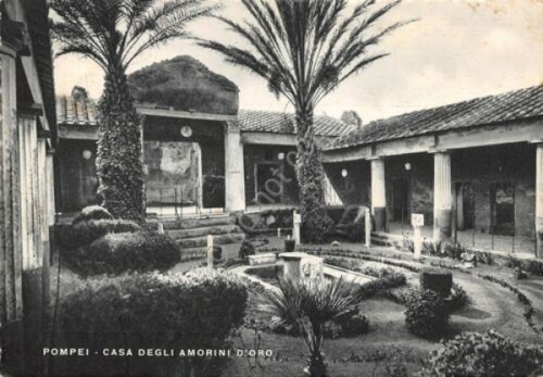 Cartolina pompei casa degli - pompei,
