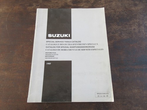 Suzuki 1985 special service - suzuki,