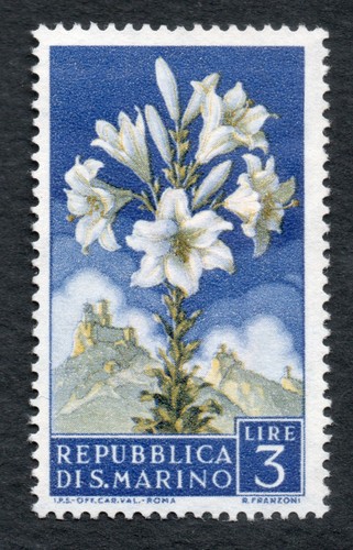 San marino 1957 fiori - san,