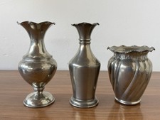 Set Di 3 Piccoli Vasi Vintage