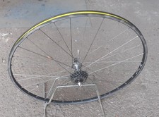 Ruota posteriore 28" bici corsa copertoncino raggi 32, mozzo CAMPAGNOLO RECORD