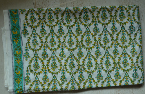 Sanganeri hand block floral - hand,