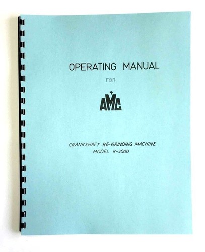 Manuale smerigliatrice albero