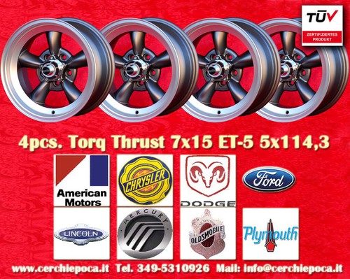 Cerchi torq thrust 7x15 - 4,