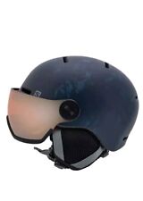 Casco SALOMON GROM VISIERA blu Visiera Inclusa - CAT. VETRO S2