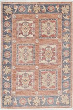 Tappeto 2x3 piedi - annodato, a