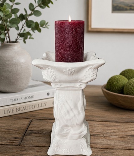 Vaso piedistallo ceramica