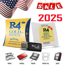 Versione 2025 R4 Gold Pro SDHC R4i per cartuccia DS/3DS/2DS Revolution + USB