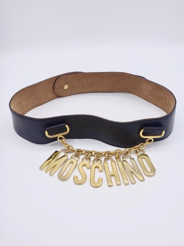 Moschino ceinture cuir - moschino, vintage