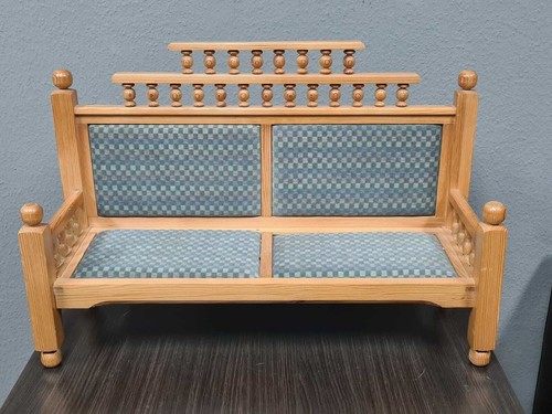 Panca per bambole legno - panca,