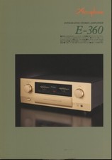 Accuphase E 360 Catalogo
