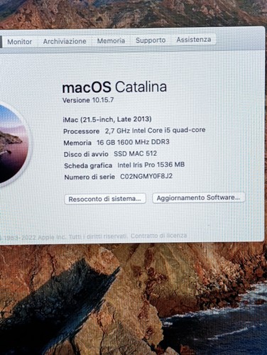 Imac ssd 513 ram - imac, 21.5