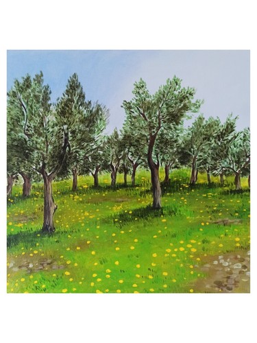 Quadro paesaggio campagna - paesaggio,