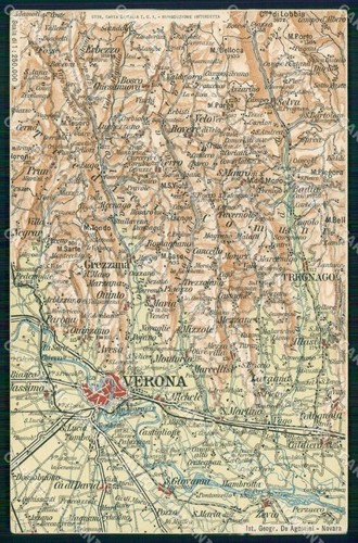 Verona tregnago map - map, 69