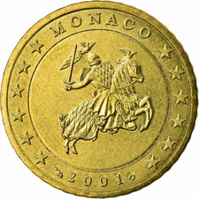 [#730828] Monaco, 50 centesimi