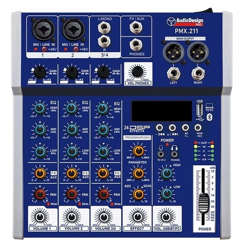 Mixer audio canali - canali, con