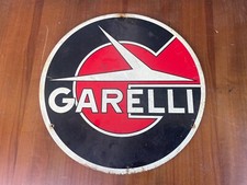 INSEGNA MOTOCICLI GARELLI SERVIZIO RARA TARGA INSEGNA SMALTATA anni '60