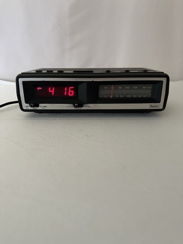 Radio sveglia sears - am/fm,