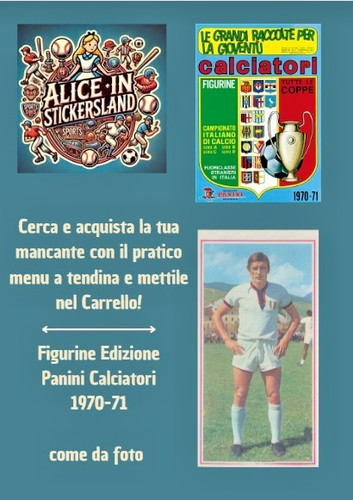 Panini calciatori 1970/71