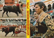 C4 - Cp Cartolina Spagna Corrida Torero Toro El Cordobes  - Fg Vg 1971