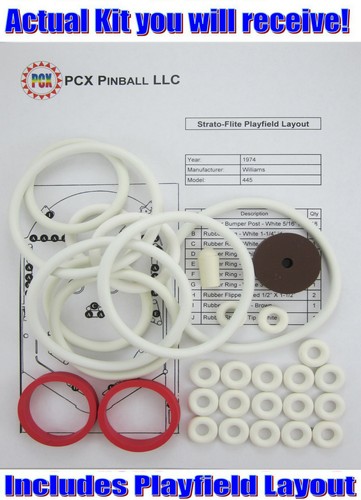 Kit anelli gomma flipper - kit,