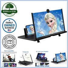 Lente di ingrandimento schermo cellulare 3D HD 18 pollici pieghevole potenziatore visivo per smartp...