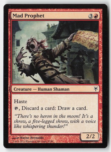 Mtg mad prophet 51 - mad,