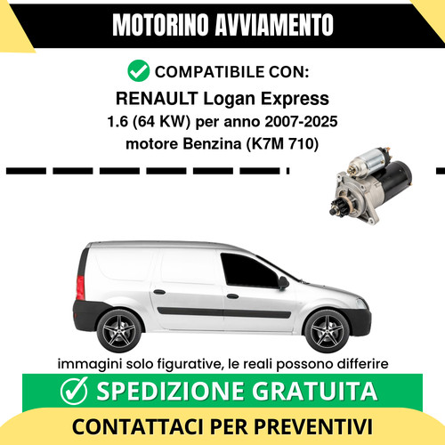 Motorino avviamento renault - motorino,