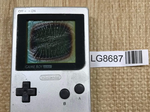 Gameboy pocket silver console - gameboy,