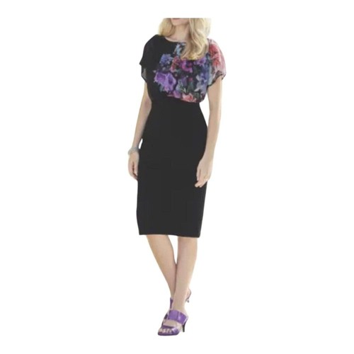 Midnight velvet chiffon - midnight, ponte