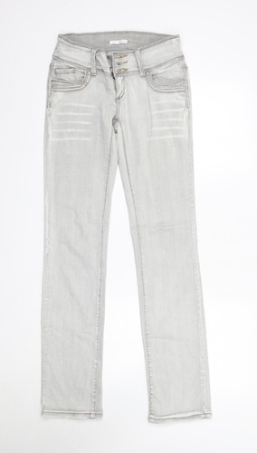 Jeans donna grigio misto