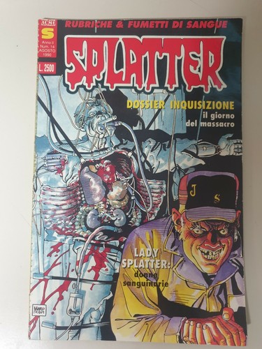 Fumetto horror splatter - horror, "splatter"