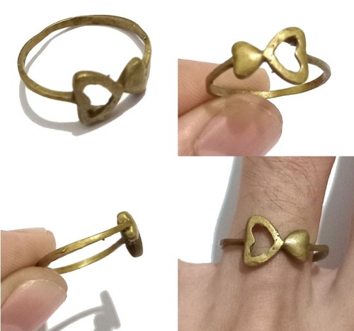 Anello antico bronzo antico