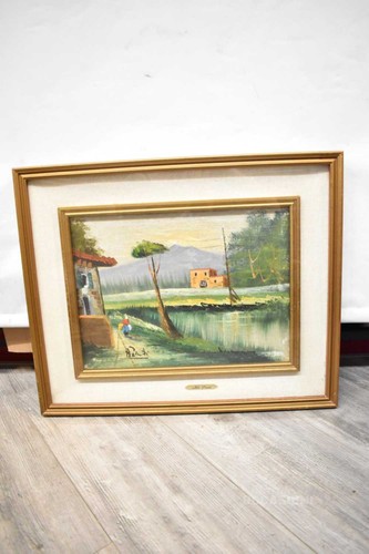Quadro dipinto autore aldo - quadro,