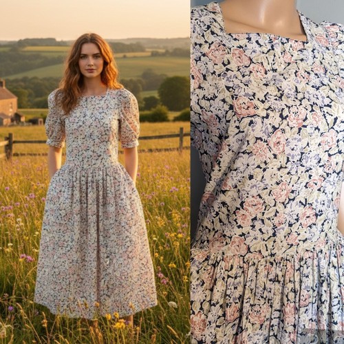 Abito vintage laura ashley - laura,