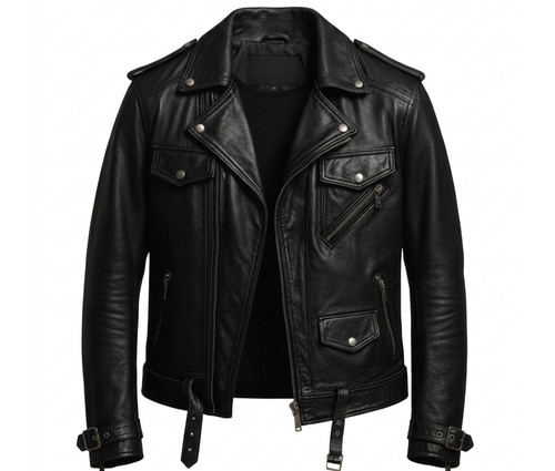 Giacca motociclista uomo - giacca,