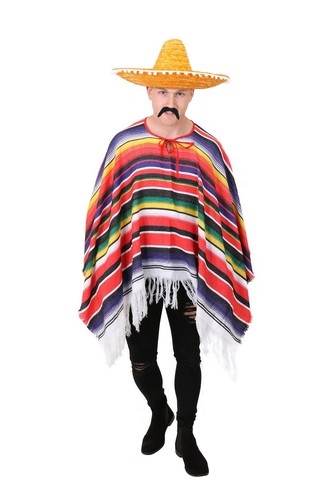 Poncho messicano vestito - poncho,