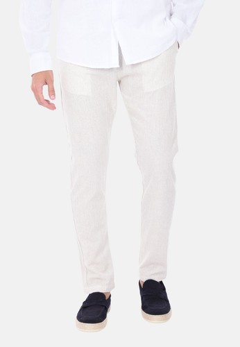 Pantaloni uomo lino - e, cotone