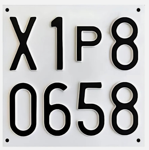 Targa auto prova rilievo - prova, –