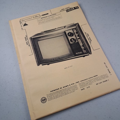 Manuale sony 1212 a - tv,