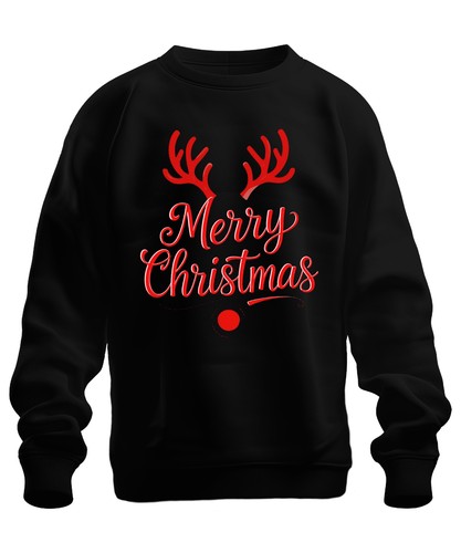 Felpa merry christmas - christmas, renna