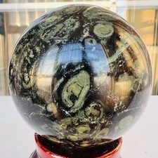 Sfera di cristallo di diaspro