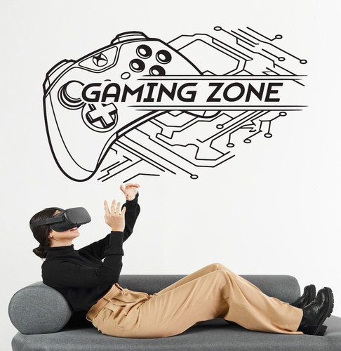 Adesivo game zone - adesivo,