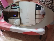 Specchio Da Parete In Legno Massiccio