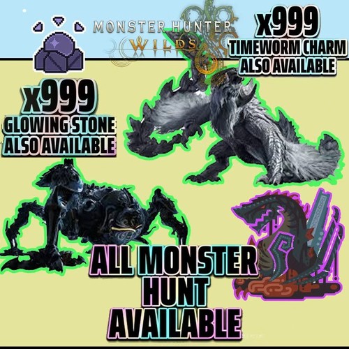 Charms monster hunter wilds - monster,
