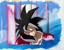 Dragon Ball GT Animazione Cel + Schizzo Super Saiyan 4 Goku