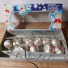 Italpino luci Di natale Ghirlanda vintage Natalizie Non Funzionanti 