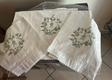 Lenzuolo matrimoniale ricamato